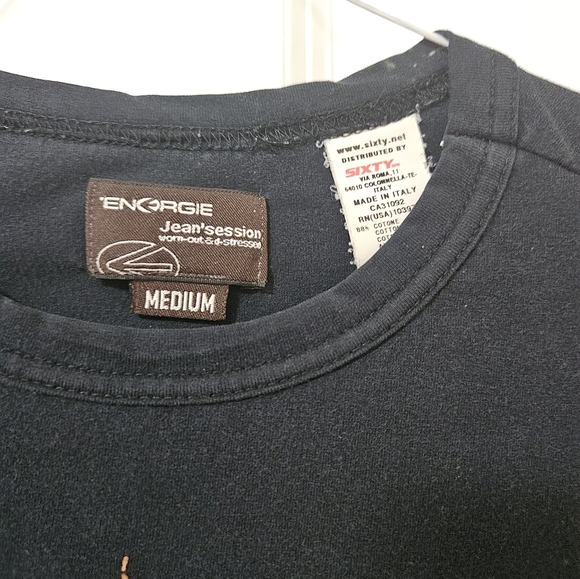 Energie medium mens skull with crown black shirt - Picture 3 of 4